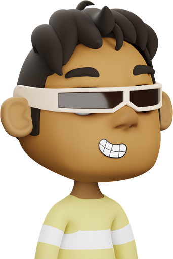 3D Cool Guy Avatar